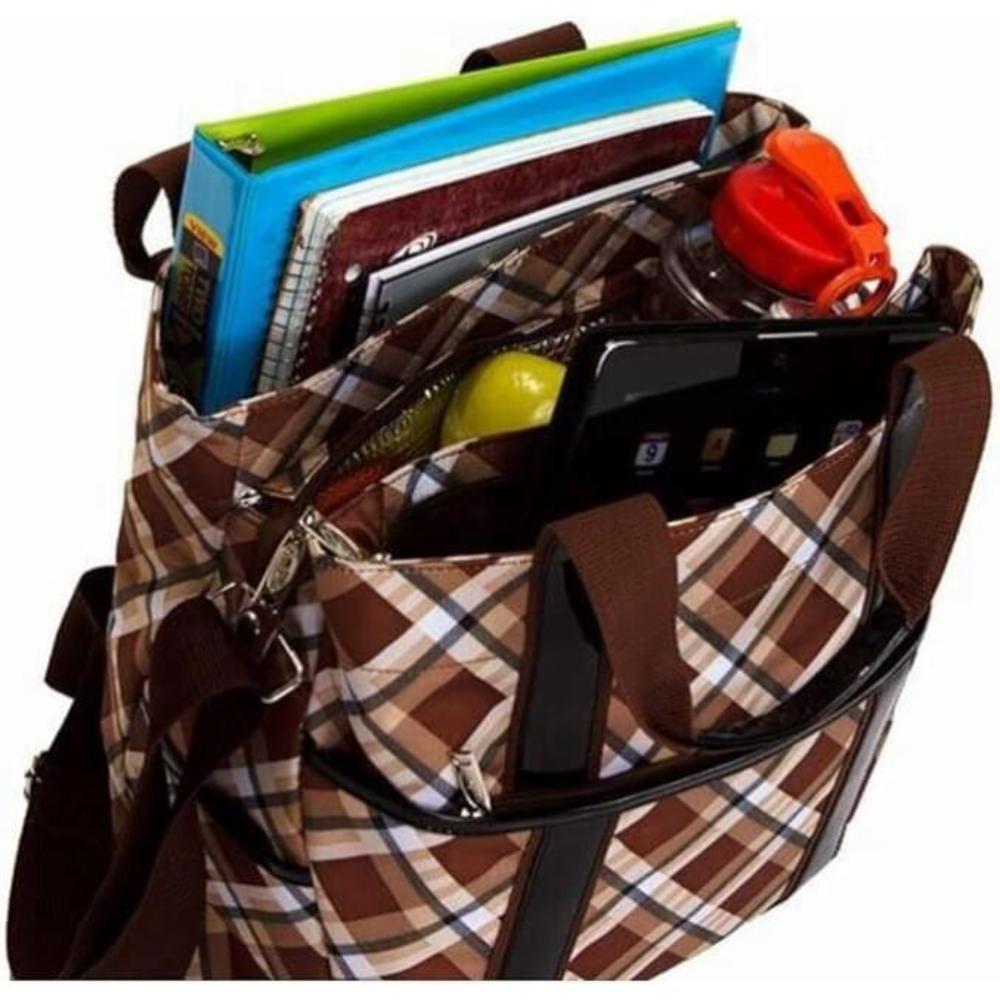 COPY - Picnic Plus PSM-149SP Main Liner Hybrid Tote- Saddle Plaid